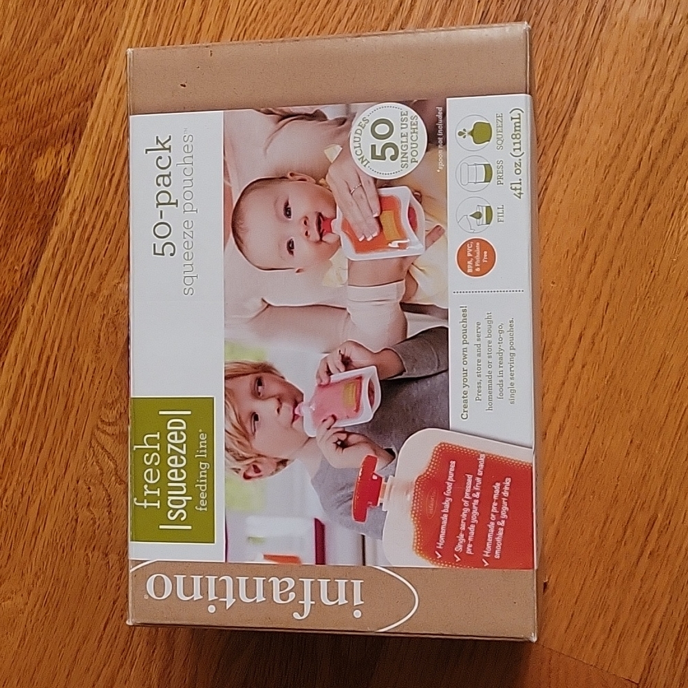Infantino - DIY squeeze pouches & caps.